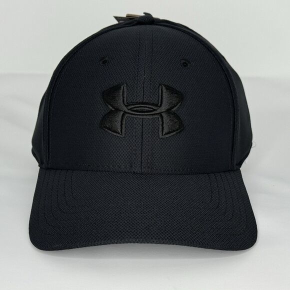 Under Armour Mens Size L/XL UA Blitzing 3.0 Cap Headwear Baseball Hat Black New - Picture 1 of 7